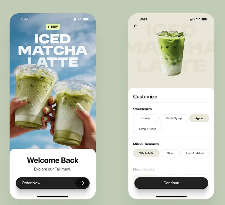 App Design Matcha Mockup